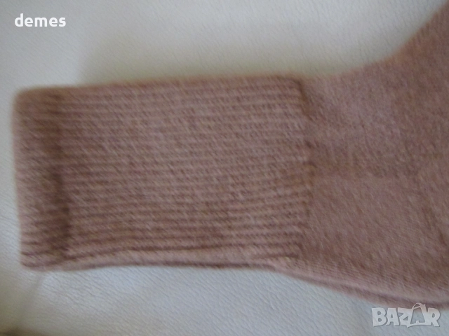 Машинно плентени чорапи отвълна от як, Монголия, размер 40-42, снимка 3 - Мъжки чорапи - 52355717