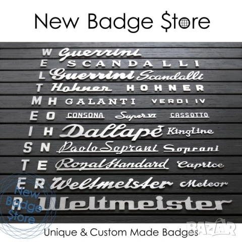 НАДПИСИ и ЕМБЛЕМИ за АКОРДЕОНИ, снимка 6 - Акордеони - 18239333