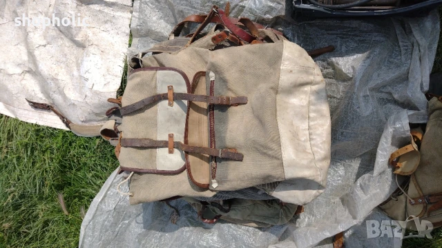 Брезентова раница, снимка 10 - Раници - 16635582