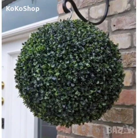 Топка чемшир 28 см./декоративна топка чемшир, снимка 4 - Декорация за дома - 50302598