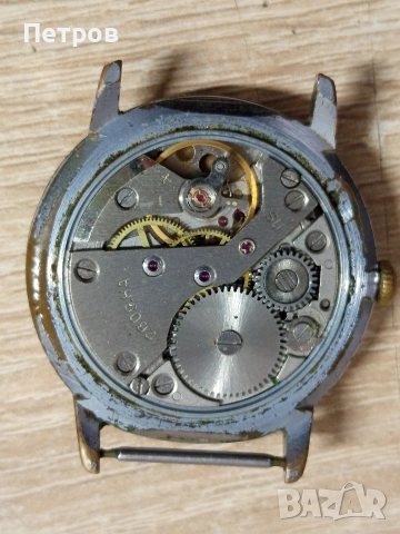 Стар ръчен часовник"Ракета", снимка 3 - Антикварни и старинни предмети - 52898598