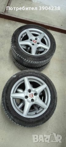 Джанти R16 4x100 с гуми 205/55/16, снимка 1 - Гуми и джанти - 45990948