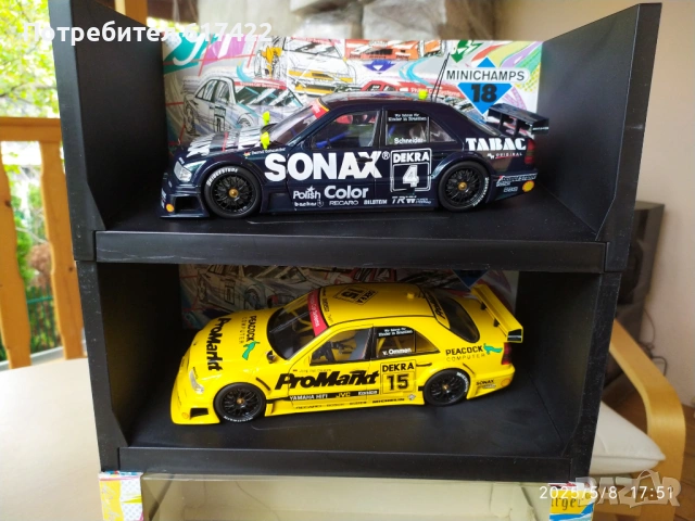 1:18 Метален модел на MERCEDES C-Klass DTM Team AMG - UT models, снимка 12 - Колекции - 53142057