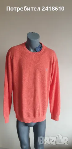 Gant Premium Cotton Knit Мens Size XL НОВО! ОРИГИНАЛ! Мъжки Памучен Пуловер!, снимка 18 - Пуловери - 49130171