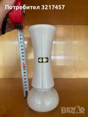 ретро мраморна ваза, снимка 1 - Вази - 45818358