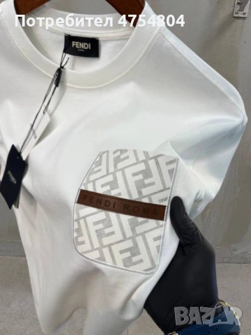 Най-високо качество мъжки тениски Fendi, снимка 10 - Тениски - 53707885