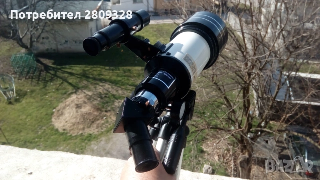 Телескоп астрономически рефрактор с тринога, снимка 3 - Други игри - 53779637