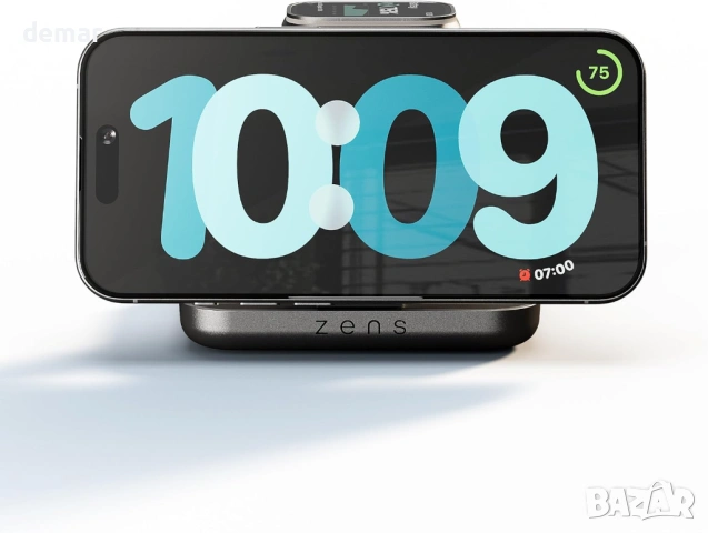 Безжично зарядно за нощно шкафче Zens Magnetic Wireless Charger Pro 2, снимка 4 - Безжични зарядни - 54015883