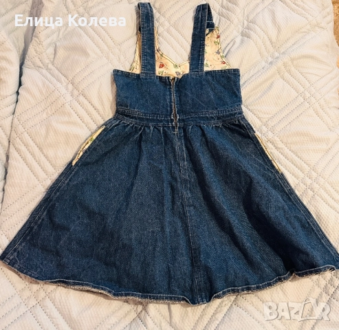 Дънков сукман, рокля 10 г, снимка 2 - Детски рокли и поли - 51905624