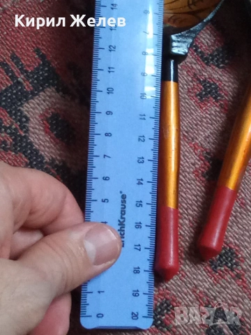 Руски рисувани лъжици дървени 53676, снимка 3 - Антикварни и старинни предмети - 53392476