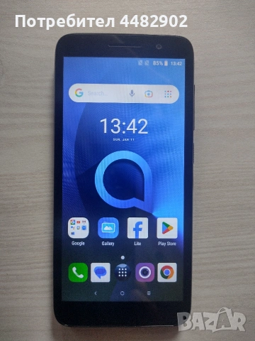 Телефон Alcatel 5033D Dual SIM, 8 GB, 1 GB RAM, черен, снимка 2 - Alcatel - 53062611