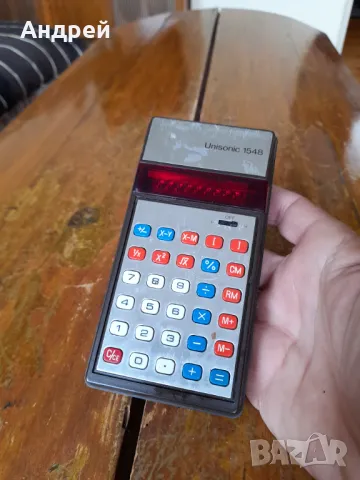 Стар калкулатор Unisonic 1548, снимка 2 - Други ценни предмети - 50273840