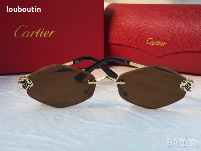 Cartier 2024 дамски слънчеви очила ромб 3 цвята, снимка 10 - Слънчеви и диоптрични очила - 47931090