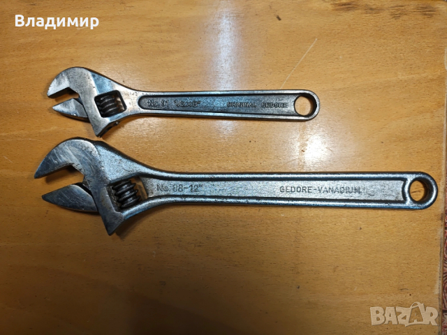 Раздвижен ключ GEDORE #88 - 12", снимка 4 - Ключове - 54243098