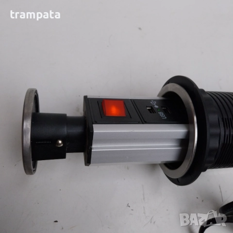 НАЙ ДОБРАТА ОФЕРТА Скрита Кула Разклонител за бюро , интернет, USB , снимка 10 - Друга електроника - 52807713