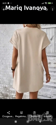 лятна рокля- размер M/L . материя полиестер вискоза, еластан.