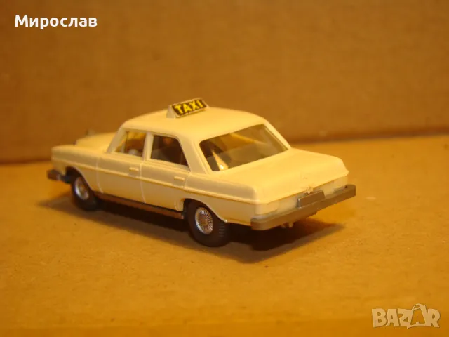 WIKING H0 1/87 MERCEDES BENZ TAXI ТАКСИ МОДЕЛ КОЛИЧКА, снимка 4 - Колекции - 48779228