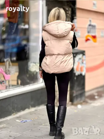 Дамски елек със силиконова вата , снимка 2 - Елеци - 49270474