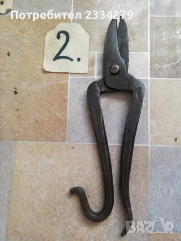 Стари овощарски ножици за клони храсти от 50-те години., снимка 3 - Антикварни и старинни предмети - 37128258