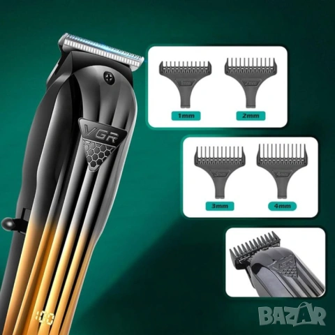 VGR V-644 Професионален комплект за подстригване 3 в 1, снимка 3 - Фризьорски принадлежности - 53592317