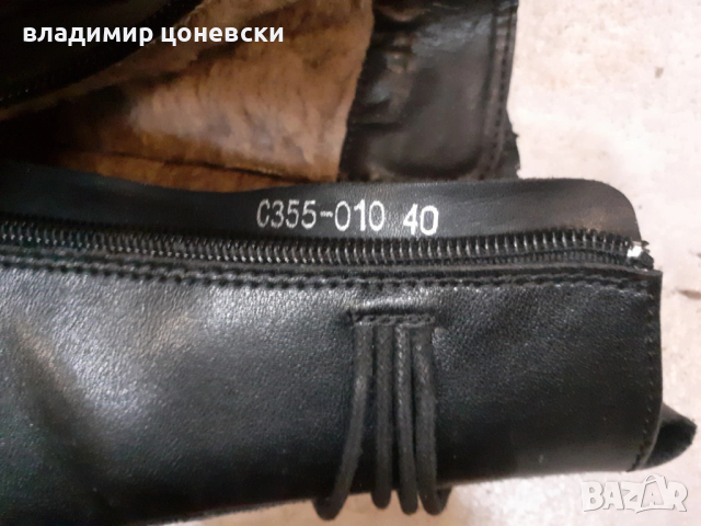 Дамски зимни ботуши,боти от естествена кожа,с вата,размер 40, снимка 3 - Маратонки - 53604108