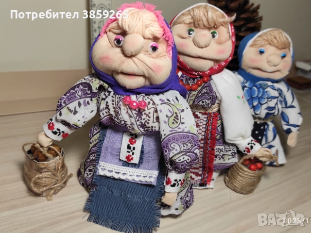 Кукла Баба Марта. Ръчна изработка., снимка 12 - Кукли - 52421044