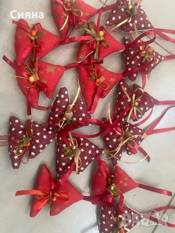 Текстилни коледни декорации