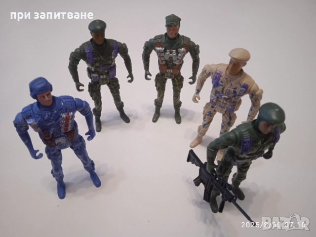 9 бр. фигурки на войници 15 см. и 12 см., снимка 4 - Колекции - 51539920