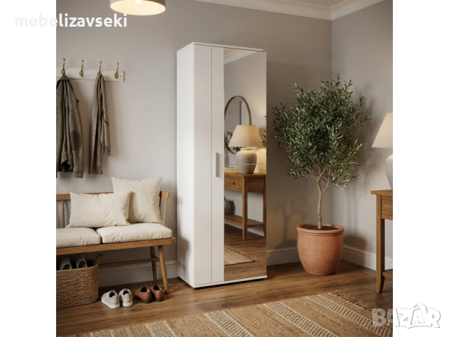 Ново! Шкаф за обувки Адоре SHC-629-BB-2 (бяло)