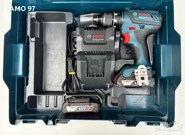 BOSCH GSR 18V-28 - Акумулаторен винтоверт 18V като нов!, снимка 2 - Винтоверти - 52897575