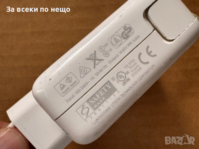 Оригинално Зарядно за Apple MacBook Air A1465, A1466 - 45W MagSafe 2 - A1436, снимка 7 - Кабели и адаптери - 51872004