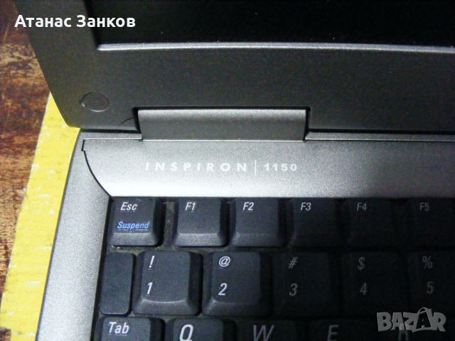Ретро лаптоп за части Dell Inspiron 1150 , работещ със забележки, снимка 9 - Части за лаптопи - 46429778