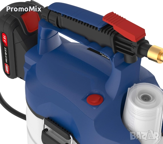 Акумулаторна пръскачка Gude SG 18 201 05 3л 18V 58570 Батерия и зарядно устройство, снимка 4 - Градинска техника - 52521198