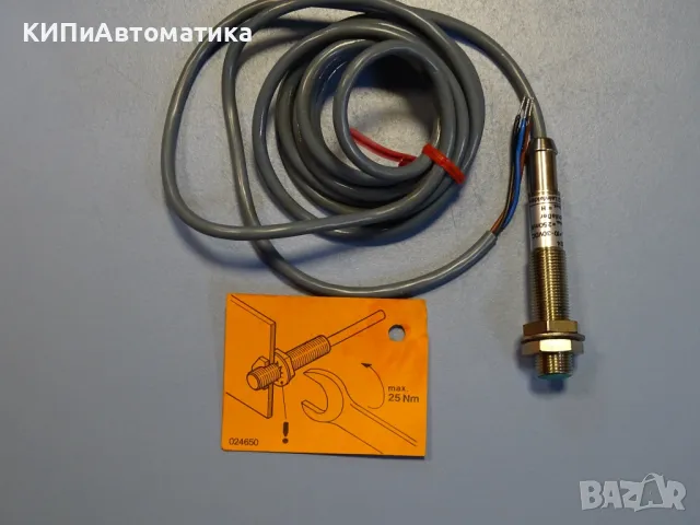 Индуктивен датчик EUCHNER EGT 12X02AP024 Inductive proximity switch 10-30VDC, снимка 3 - Резервни части за машини - 47676510