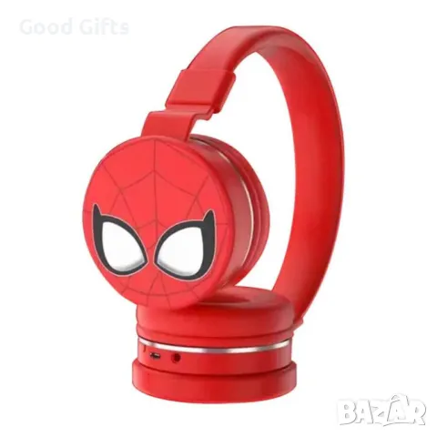 Безжични Bluetooth Слушалки Спайдърмен Spiderman, снимка 2 - Безжични слушалки - 49143478