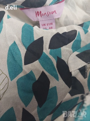 Monsoon Original Size L 100% Коприна , снимка 5 - Ризи - 46536032