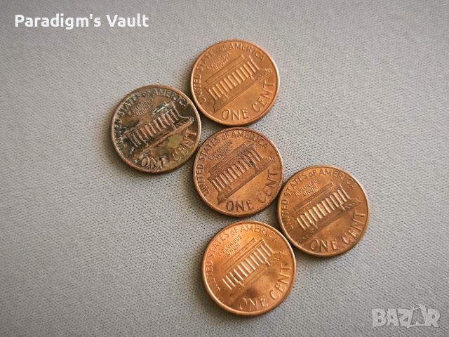 Лот монети - САЩ - 1 цент | 1990г. - 1994г., снимка 1 - Нумизматика и бонистика - 46123443