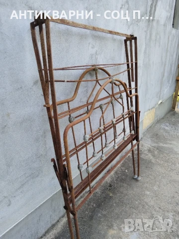 Старо Ковано Сгъваемо Легло. , снимка 3 - Антикварни и старинни предмети - 50824328