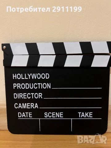 Филмова / режисьорска клапа, снимка 2 - Други - 52815426