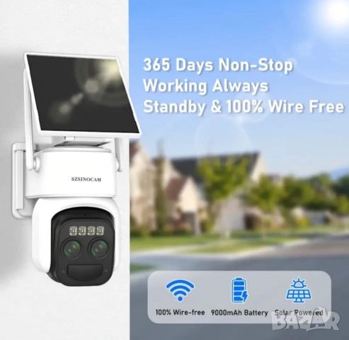 Камера за видеонаблюдение, снимка 3 - IP камери - 51622410