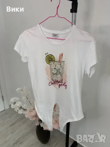 Тениска Liu Jo размер XS-S, снимка 9 - Тениски - 49692989