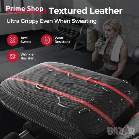 Регулируема сгъваема фитнес лежанка FLYBIRD, снимка 5 - Фитнес уреди - 53754614