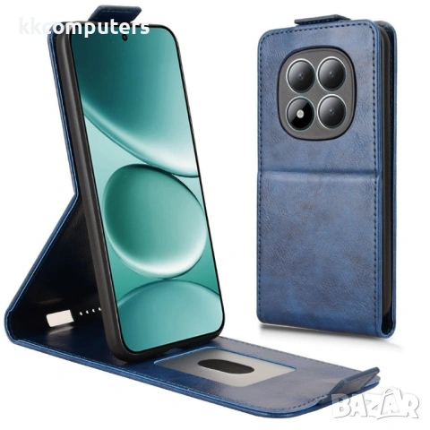 Вертикален Кожен Калъф за Xiaomi Redmi Note 15 Pro 5G - Флип, Магнитен, Стойка, Слот за Карта, 4 цвя, снимка 2 - Калъфи, кейсове - 53781538