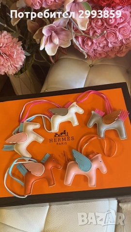 Аксесоар ЕРМЕС*Hermes bag charm horse accessories*