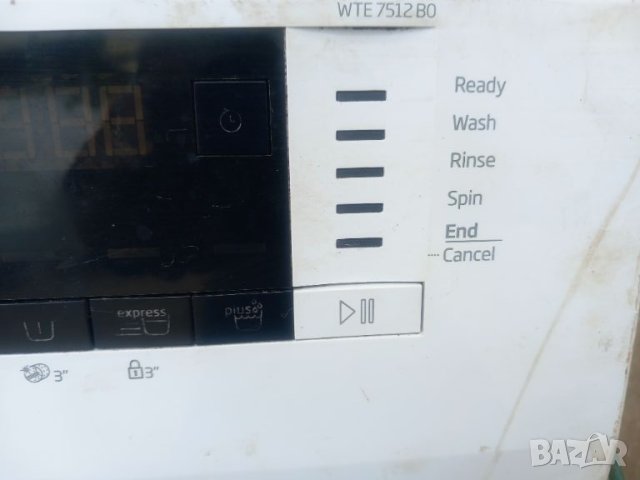 Продавам преден панел с платка за пералня Beko WTE 7512 BO, снимка 2 - Перални - 46420801