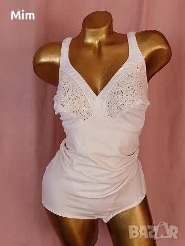 SPEIDEL 95 C/D Моделиращо бяло боди, снимка 6 - Корсети, бюстиета, топове - 53752106