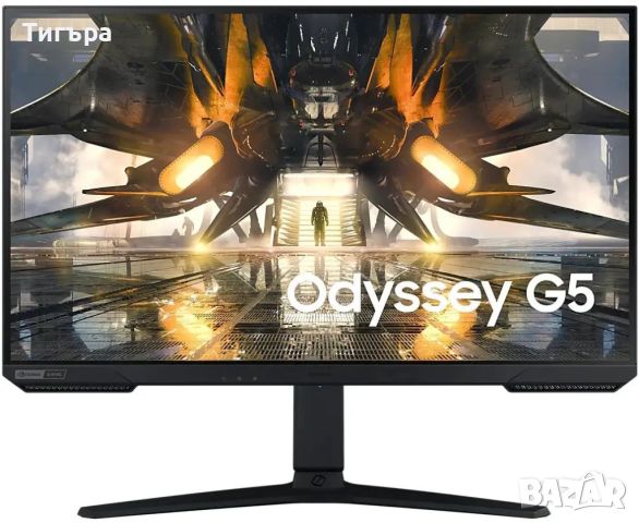 Гейминг Монитор Samsung Odyssey G5 2К WQHD 1440p 165Hz IPS 1MS 2г. Гаранция, снимка 2 - Монитори - 45611100