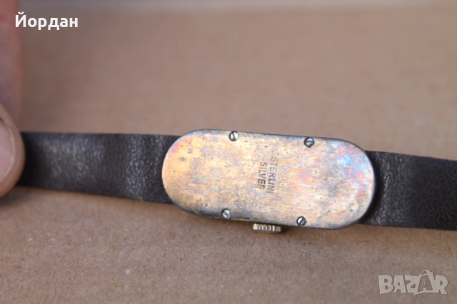 Сребърен дамски Швейцарски часовник , снимка 5 - Дамски - 52565145