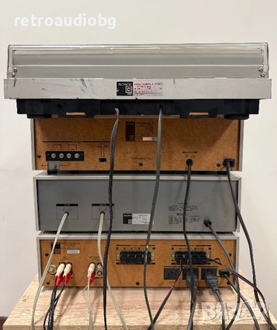 🔈Винтидж аудио сет SONY - усилвател, дек, тунер, грамофон и колони🔈, снимка 7 - Аудиосистеми - 53771580