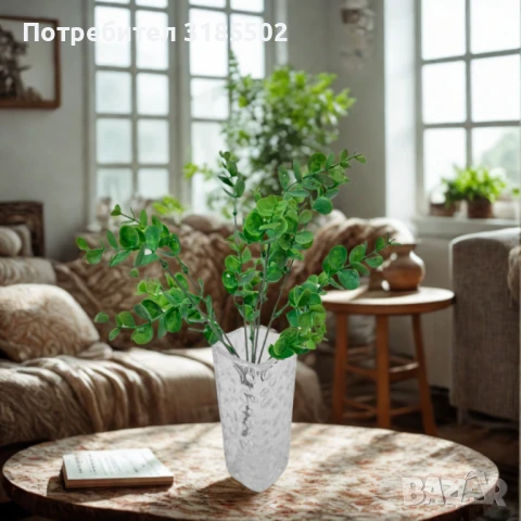 Изкуствен евкалипт – стилна зеленина за всяко пространство, снимка 6 - Изкуствени цветя - 51227435